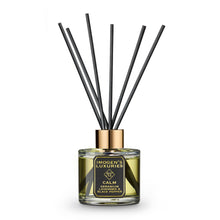 Calm reed diffuser 100ml size and long lasting scent. Fragranced with Geranium, Lavender & Black Pepper pure essential oils. Natural, vegan and cruelty free. 6 Thick black reeds included. Handmade by Imogen's Luxuries in Berkshire England