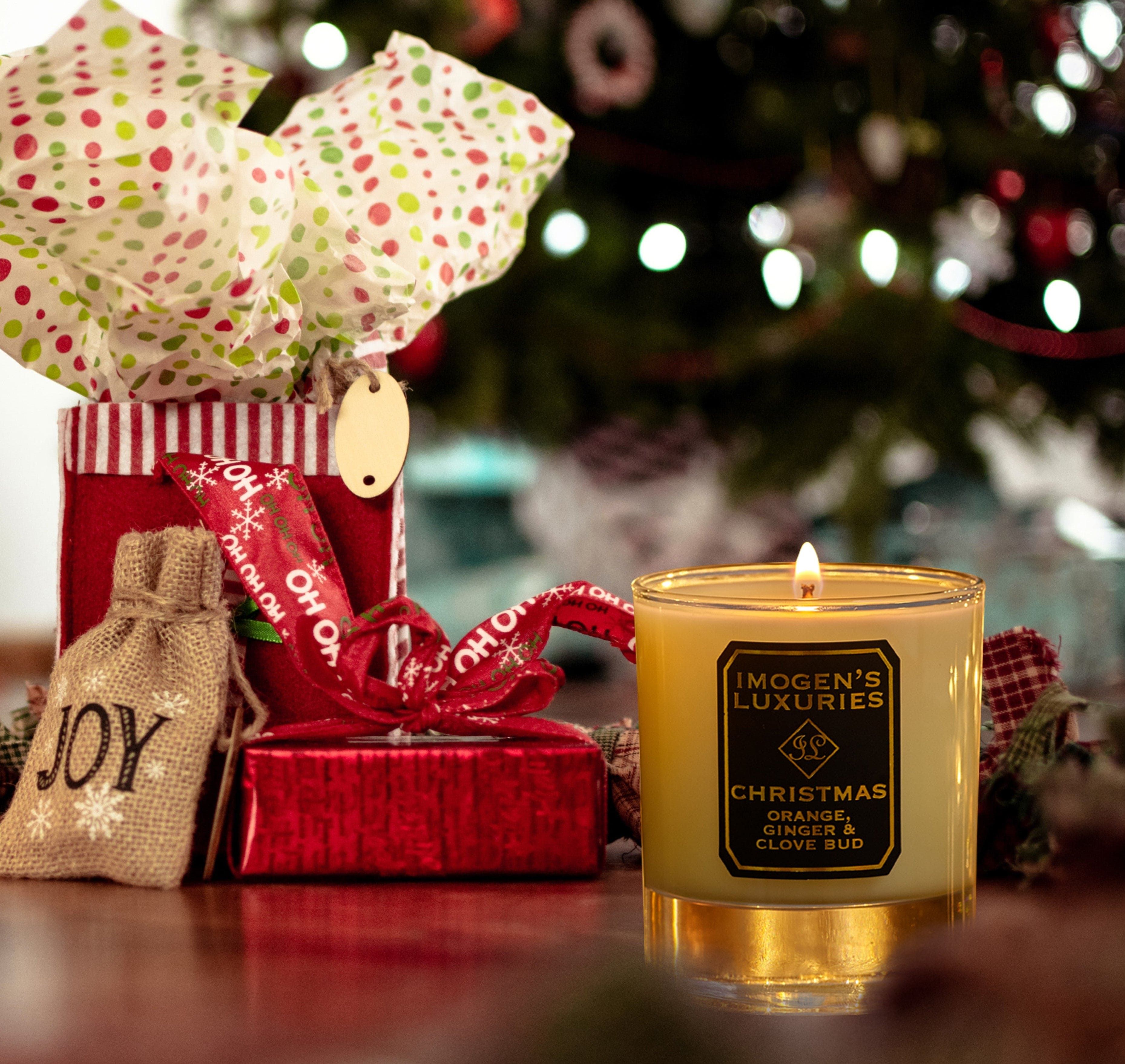 Christmas 1 Wick Candle: Orange, Cinnamon, Clove & Ginger