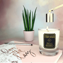 Relax  1 wick candle is perfect to help you relax and focus. Fragranced with Lavender, Bergamot and Cedar pure essential oils. Handmade with natural wax. 5 hour burn time. £12.75