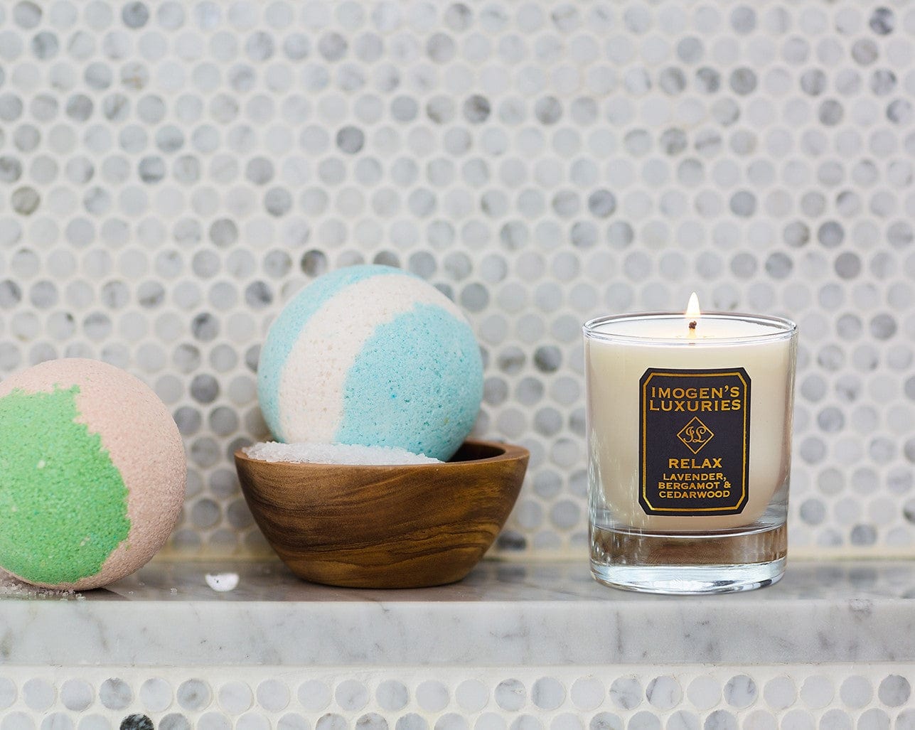 Burn your Relax 1 wick candle and run a long hot bath. Emerge relaxed and refreshed. Handmade with natural wax and essential oils.