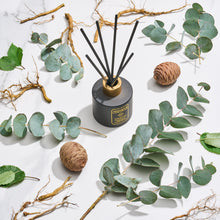 Unwind is a natural scent of patchouli, Cedar and Eucalyptus essential oils. Woody scent in a stunning black reed diffuser. Natural vegan and cruelty free