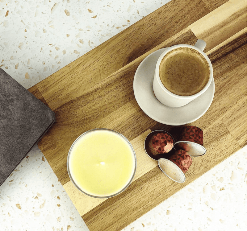 Handmade with natural wax and fragranced with Cedar, Patchouli & Eucalyptus  Essential Oils. Imogen's Luxuries, Berkshire, UK