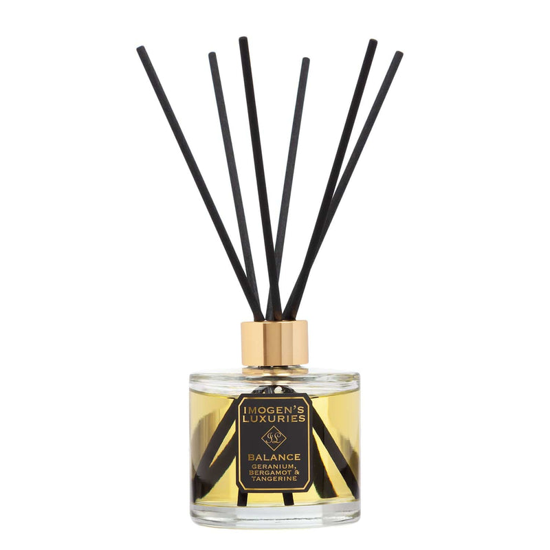 Balance 200ml Reed Diffuser: Geranium, Bergamot & Tangerine
