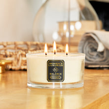 Our Balance 3 wick candle is handmade by Imogen in Berkshire England. Made in small batches with natural wax and the finest essential oils our Balance candle is a beautiful addition to any home. Balance is a blend of Geranium, Bergamot & Tangerine Essential oils which create a wonderfully uplifting yet relaxing atmosphere. 500g wax and beautifully gift boxed £35.00