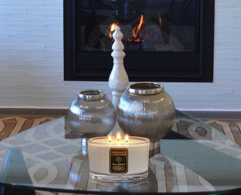 Create ambiance with our Balance 3 wick candle £35.00